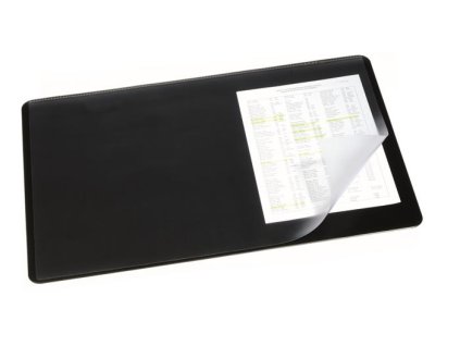 Podložka na stôl, 530x400 mm, DURABLE, čierna
