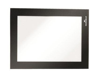 Informačný panel, A6, magnetický, DURABLE "DURAFRAME MAGNETIC", čierna