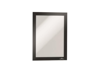 Informačný panel, A5, samolepiaca zadná strana, magnetický predný kryt, DURABLE "DURAFRAME", strieborná-čierna