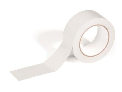 Označovacia páska, 50 mm x 33 m, 0,16 mm, DURABLE "DURALINE", biela