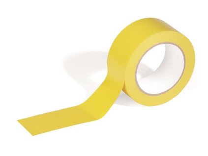Označovacia páska, 50 mm x 33 m, 0,16 mm, DURABLE "DURALINE", žltá