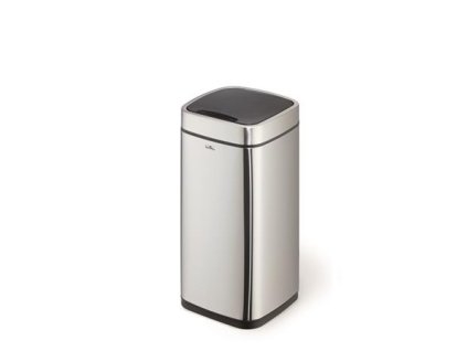 Odpadkový kôš, 21 l, s vekom so senzorom, DURABLE "NO TOUCH", strieborná