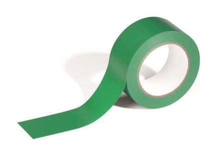 Označovacia páska, 50 mm x 33 m, 0,16 mm, DURABLE "DURALINE", zelená