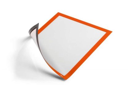 Informačný panel, A4, magnetický, DURABLE "DURAFRAME® MAGNETIC", oranžová