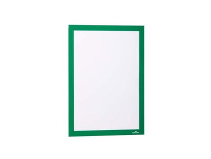 Informačný panel, A4, samolepiaca zadná strana, DURABLE "DURAFRAME®", zelená