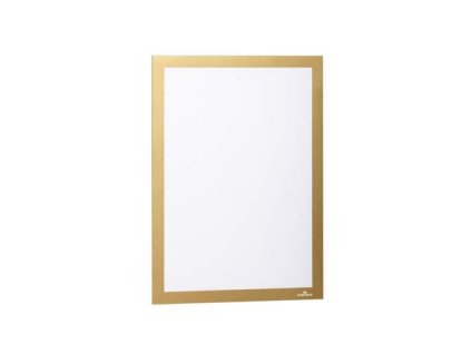 Informačný panel, A4, samolepiaca zadná strana, DURABLE "DURAFRAME®", zlatá