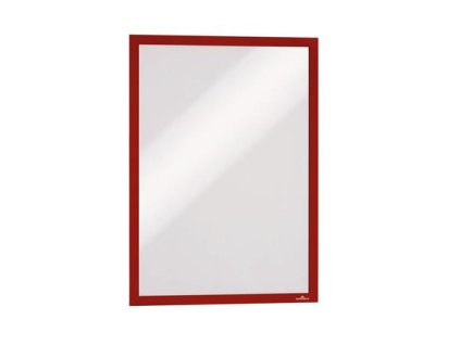 Informačný rám, A3, samolepiaca zadná strana, DURABLE "DURAFRAME®", červená