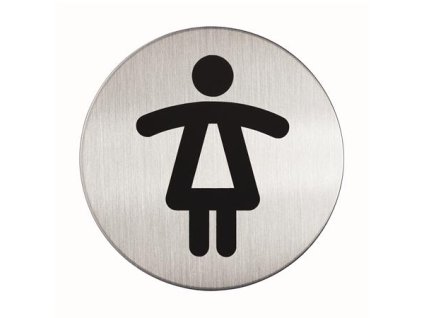 Informačný piktogram, samolepiaci, DURABLE "Dámske WC"