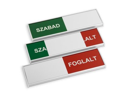 Informačná tabuľa, 200x62 mm, ANTRA "Voľné-Obsadené"