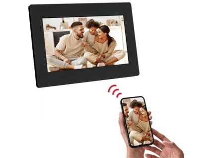 Digitálny fotorámik, 7", WiFi, 32 GB, SD/SDHC/USB, AGFAPHOTO „APF700“, čierna