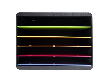 Box na triedenie dokumentov, plast, 5 rpriehradiek, EXACOMPTA "Horizon Iderama®"