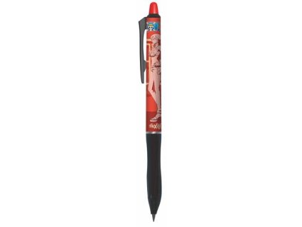 Roller, 0,35 mm, vymazateľný, stláčací mechanizmus, PILOT "Frixion Ball Plus One Piece", červená