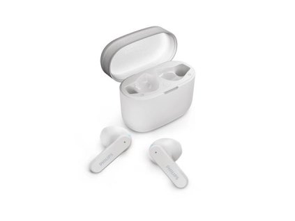 Slúchadlá, TWS bezdrôtové, Bluetooth 5.3, PHILIPS "TAT2139", biele