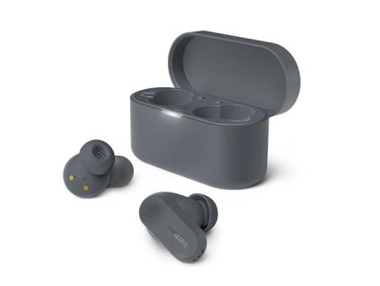 Slúchadlá, TWS bezdrôtové, Bluetooth 5.3, PHILIPS "TAT3509", sivé