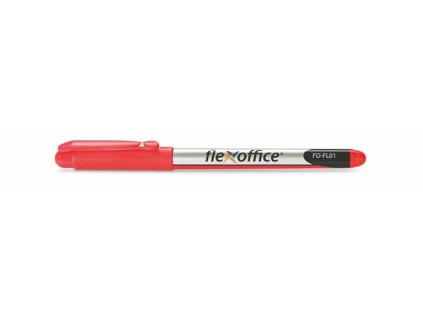 Liner, 0,3 mm, FLEXOFFICE "FL01", červený