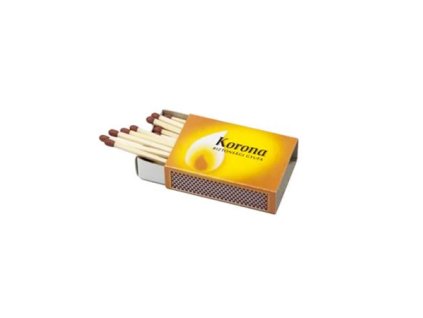 Zápalky, klasické, cca. 40 kusov KORONA