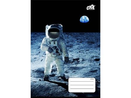 Zošit, A5, štvorčekový, 32 listov, COOL BY VICTORIA "Man on the Moon ", "27-32"