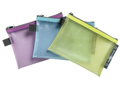 Organizačné vrecko, na zips, sieťové, A6, EXACOMPTA "Pop`NCo", mix farieb