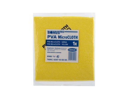 Čistiaca utierka, univerzálna, 40x34 cm, BONUS "MicroCLOTH", žltá