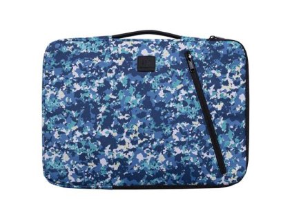 Puzdro na notebook, 15-16", EXACOMPTA, modrý vzor