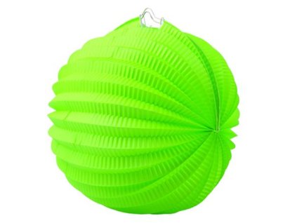 Lampión, okrúhly, 22 cm, zelený