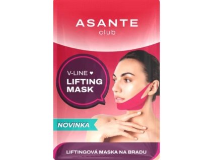 ASANTE liftingová textilná maska na bradu V-Line  - 1 ks