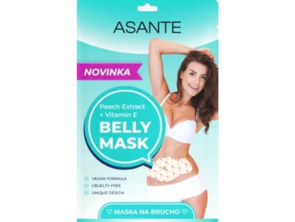 ASANTE telová maska na brucho Hydratačná & Vyhladzujúca  - 1 ks