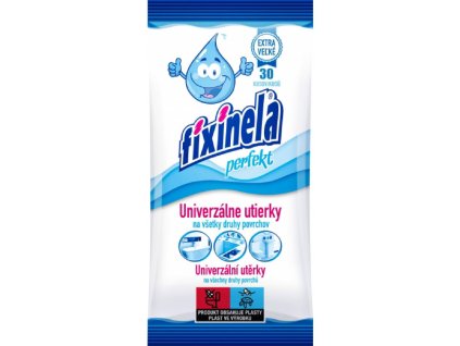 FIXINELA PERFEKT univerzálne vlhčené utierky 30ks