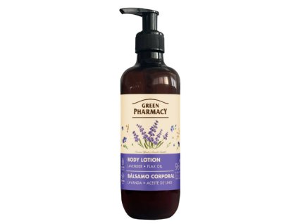 Green Pharmacy telové mlieko 400 ml - Levanduľa a ľanový olej