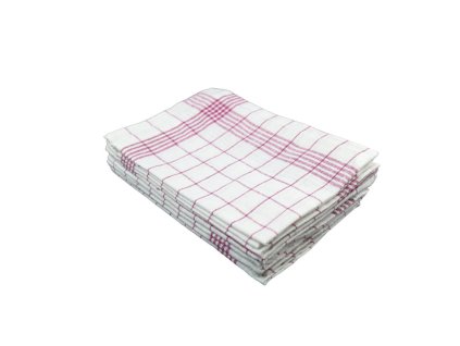 376734 376734 kuchynska utierka premium bavlnena cervena 80g 50x70cm 10ks