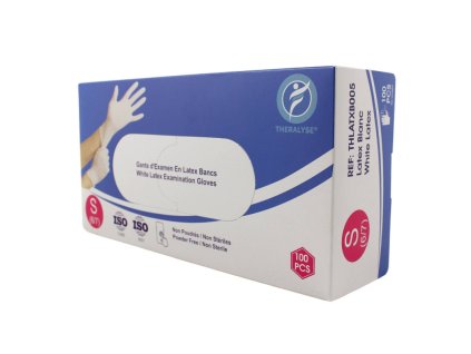 Latexové rukavice THERALYSE nepúdrované S 100ks