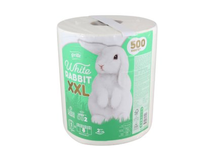 377418 papierova utierka grite white rabbit xxl 100 celuloza 2 vrst 1ks