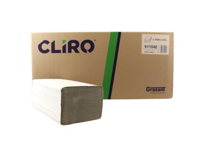 377436 papierove utierky cliro zz sede 25x20cm 4000ks