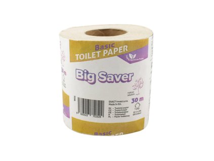 Toaletný papier Big Saver Basic 30 m 1-vrstvový (1ks)
