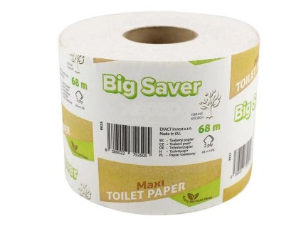 Toaletný papier Big Saver Maxi 68 m 2-vrstvový (1ks)
