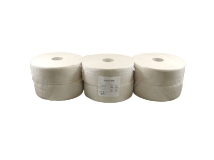 Toaletný papier JUMBO Ø28 cm, 300 m 2vrst.65%belosť (6 ks)