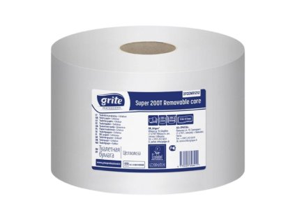 Toaletný papier  JUMBO 190 -GRITE Super 200m centerfeed professional 12ks