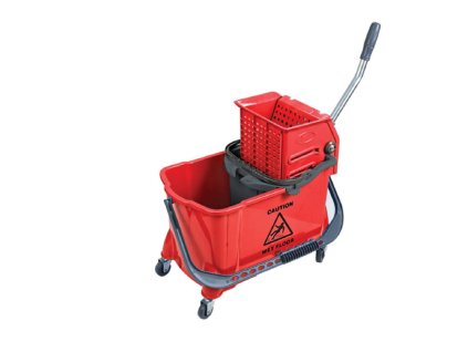 377931 377931 upratovaci vozik kentucky profi cerveny 24 l 8l zmykac