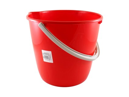 378063 378063 vedro okruhle plastove cervene 12l