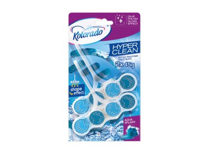 WC blok Kolorado Hyper Clean AQUA SPLASH 2x45g