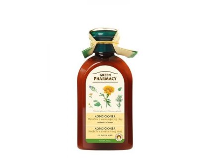 Green Pharmacy kondicionér pre mastné vlasy 300 ml - Nechtík a rozmarínový olej