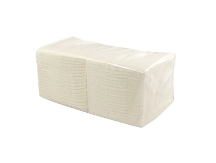 Servítky biele 2vrst. 24x24cm 250ks
