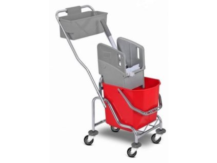 379611 379611 upratovaci vozik 1x25l vedro chrom konstrukcia zmykaci lis a vanicka