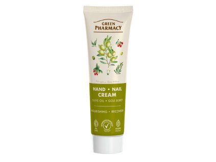 Green pharmacy krém na ruky a nechty 100ml olivový olej a goji