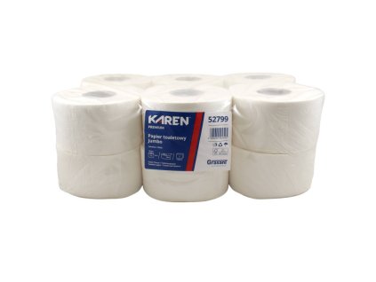 379869 379869 toaletny papier karen jumbo 19 cm 2 vrst 100 m 12ks tissue