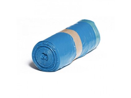 LDPE vrecia zaťahovacie modré 700x1100mm/40mic 120L 25 ks