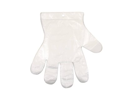 Mikroténové rukavice HDPE jednorázové 100ks