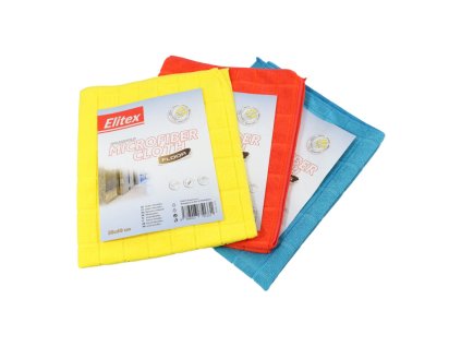 Handra z mikrovlákna podlahová ELITEX KARO mix farieb 1ks, 50 x 60 cm