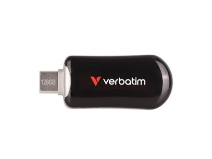 USB kľúč, 128GB, USB-C 3.2 Gen1, VERBATIM "Plectra", čierny