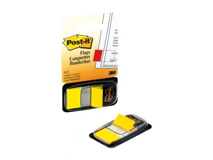 Záložky Post-it Index široké 25,4x43,2 žltá